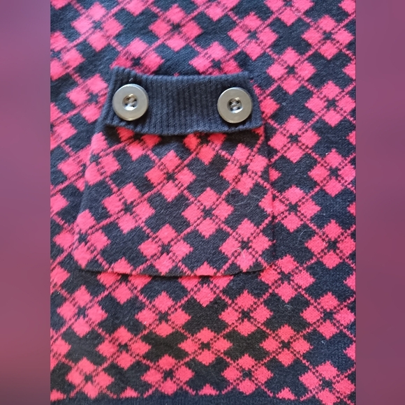 Style & Co Womens Sweater Dress Holiday Colors Size Medium - Picture 2 of 4